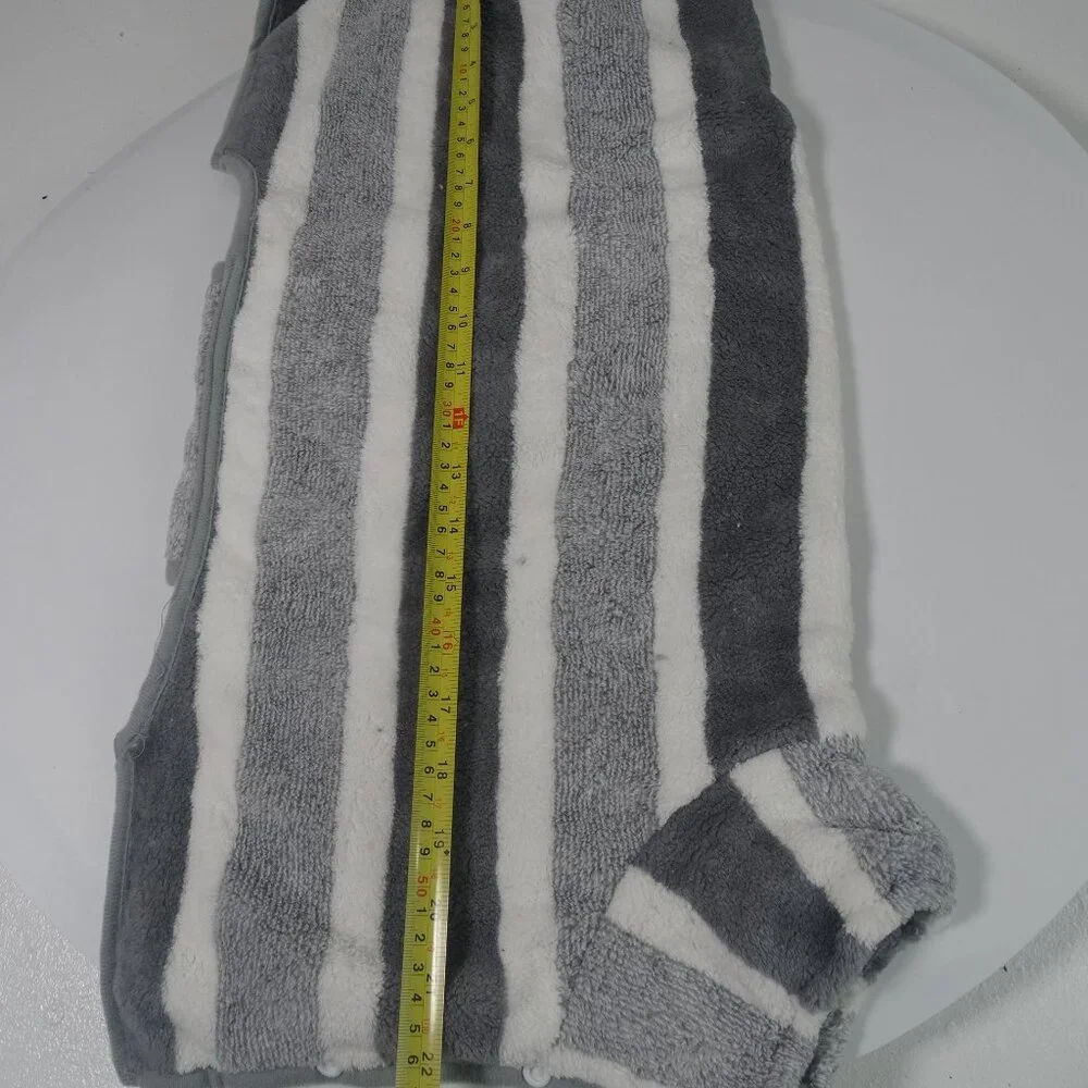 DOG Absorbent Bathrobe Dog Drying Robe Soft Sleepwear Towel - Adjustable S/M